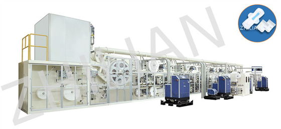 Automatic Sanitary Pad Making Machine 600pcs/Min 1500pcs/Min