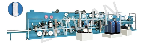 140mm 190mm Panty Liner Machine 800 pcs / min 1800 pcs / min