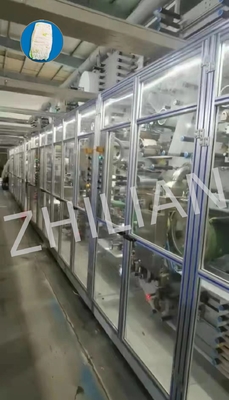 T Type Baby Diaper Production Line 500 pcs / min