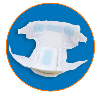 Comfortable Ultra Thin Baby Diaper Production Machine 400 pcs / min